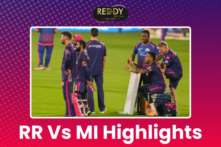 RR Vs MI Match