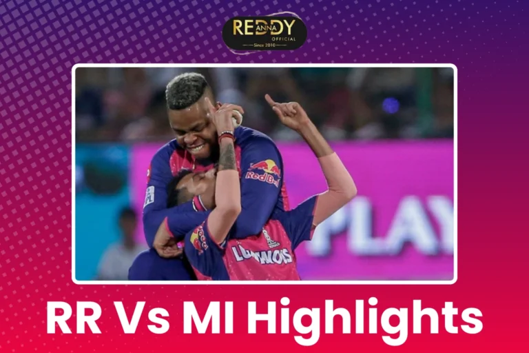 RR Vs MI News