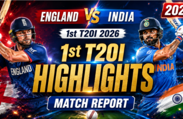 England vs India 1st T20I 2026 Highlights, Match Report