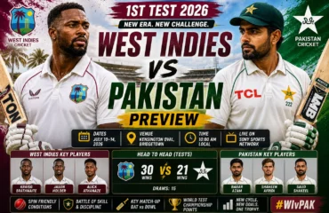 West Indies vs Pakistan 1st Test 2026 Preview